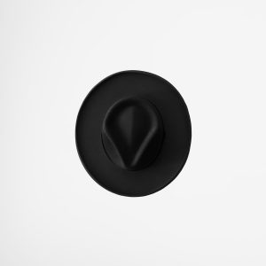 Black Felted Hat
