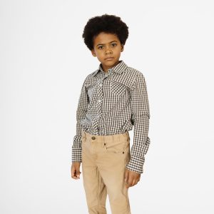 Checked Stretch Cotton Shirt