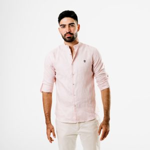Pink Regular Fit Cotton Poplin Shirt